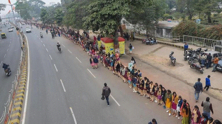 5 triệu người Ấn Độ làm 'hàng rào sống' bảo vệ môi trường - 1