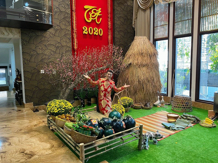 Đàm Vĩnh Hưng trang hoàng biệt thự lộng lẫy đón Tết - 1