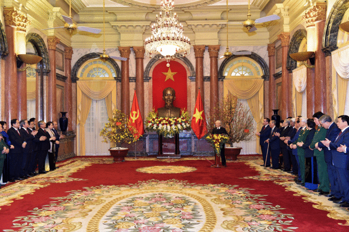 Tổng Bí thư, Chủ tịch nước chúc Tết lãnh đạo, nguyên lãnh đạo Đảng, Nhà nước - 2