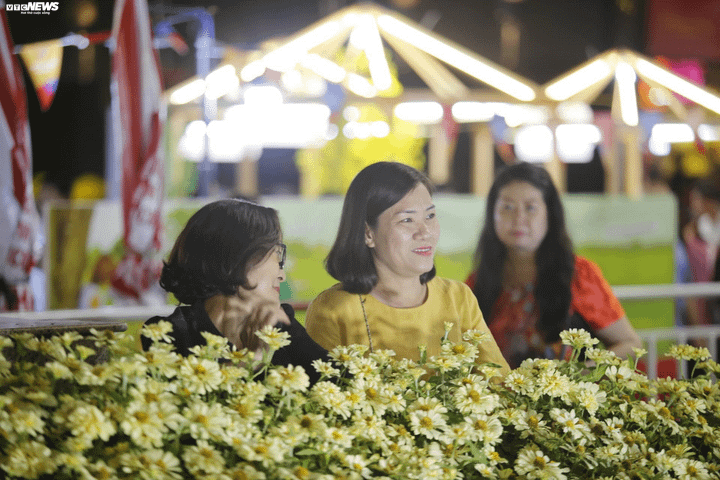 Hàng nghìn du khách tham dự lễ khai mạc đường hoa Nguyễn Huệ trong đêm - 7