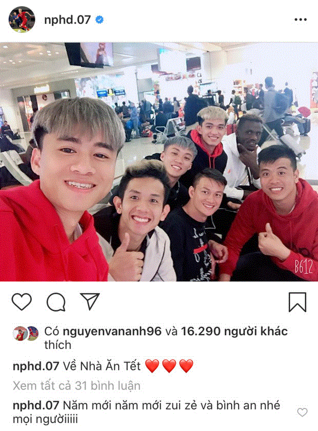 Phan Văn Đức gói bánh chưng, Đức Chinh bên bạn gái ngày Tết - 7