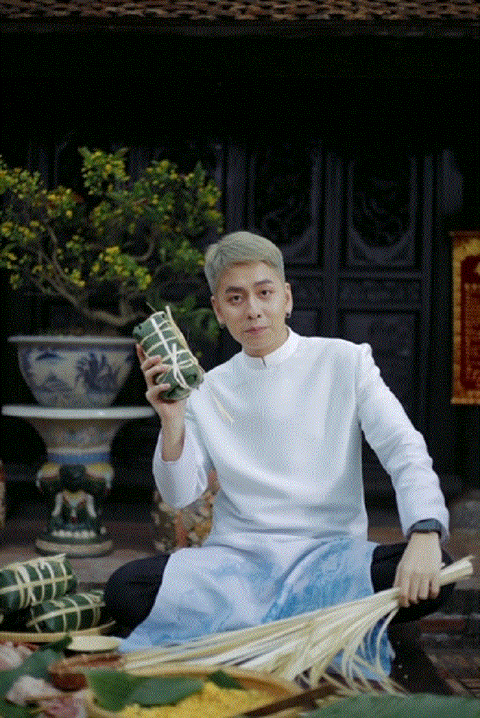 Mỹ Tâm gói bánh tét, Lan Phương và loạt sao Việt quây quần bên gia đình - 6