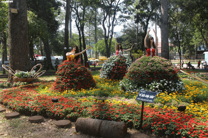 Ngắm đàn chuột đáng yêu trong Hội hoa xuân TP.HCM - 5