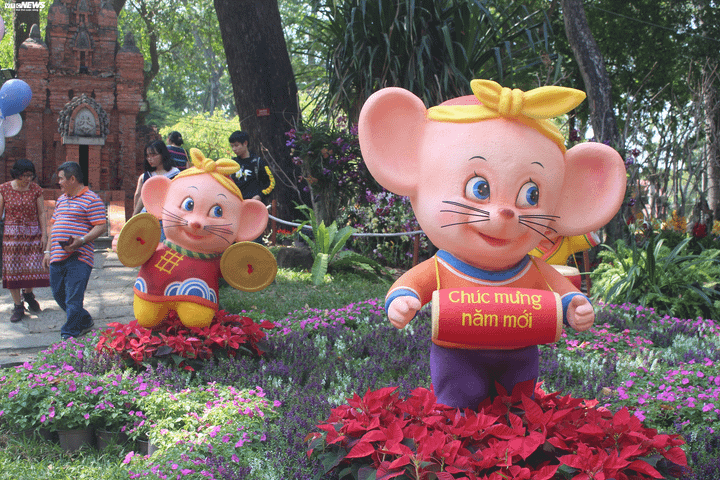 Ngắm đàn chuột đáng yêu trong Hội hoa xuân TP.HCM - 8