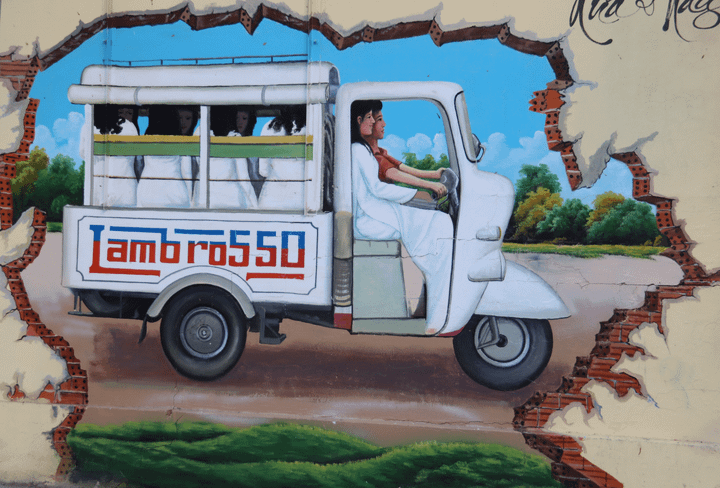 Khách du xuân thích thú với con đường bích họa Cần Thơ xưa và nay - 2