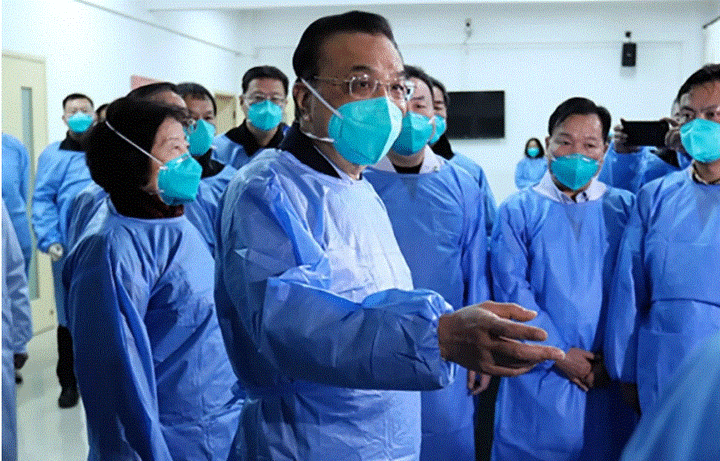 Thủ tướng Lý Khắc Cường tới vùng tâm dịch viêm phổi cấp - 1