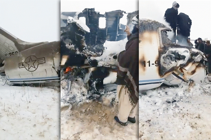 Mỹ xác nhận máy bay quân sự rơi ở Afghanistan - 1