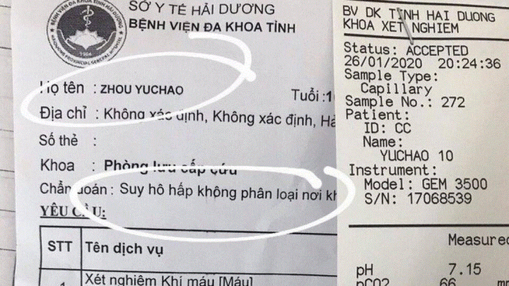 Sức khỏe bệnh nhi Trung Quốc nghi nhiễm virus corona tại Hải Dương giờ ra sao? - 1