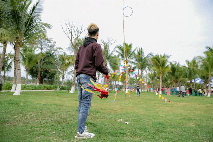 Trẻ em thích thú với trò chơi dân gian tại lễ hội xuân Tết Canh Tý 2020 - 7