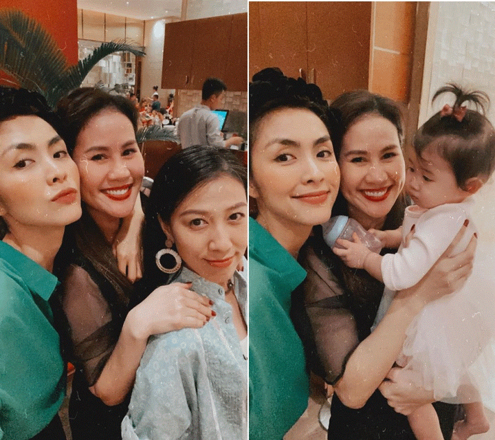 Tăng Thanh Hà gây sốt với nhan sắc trẻ trung khi hội ngộ Thân Thúy Hà - 1