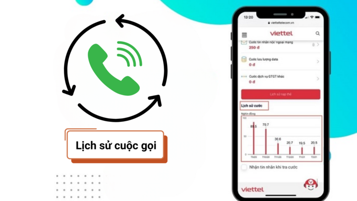 Cách tra cứu lịch sử cuộc gọi Viettel
