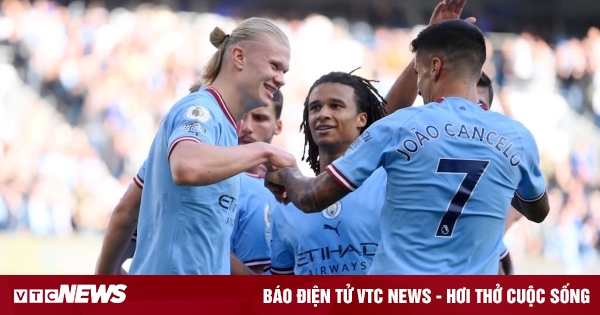 Trực tiếp bóng đá Man City 4 0 Southampton Haaland ghi bàn