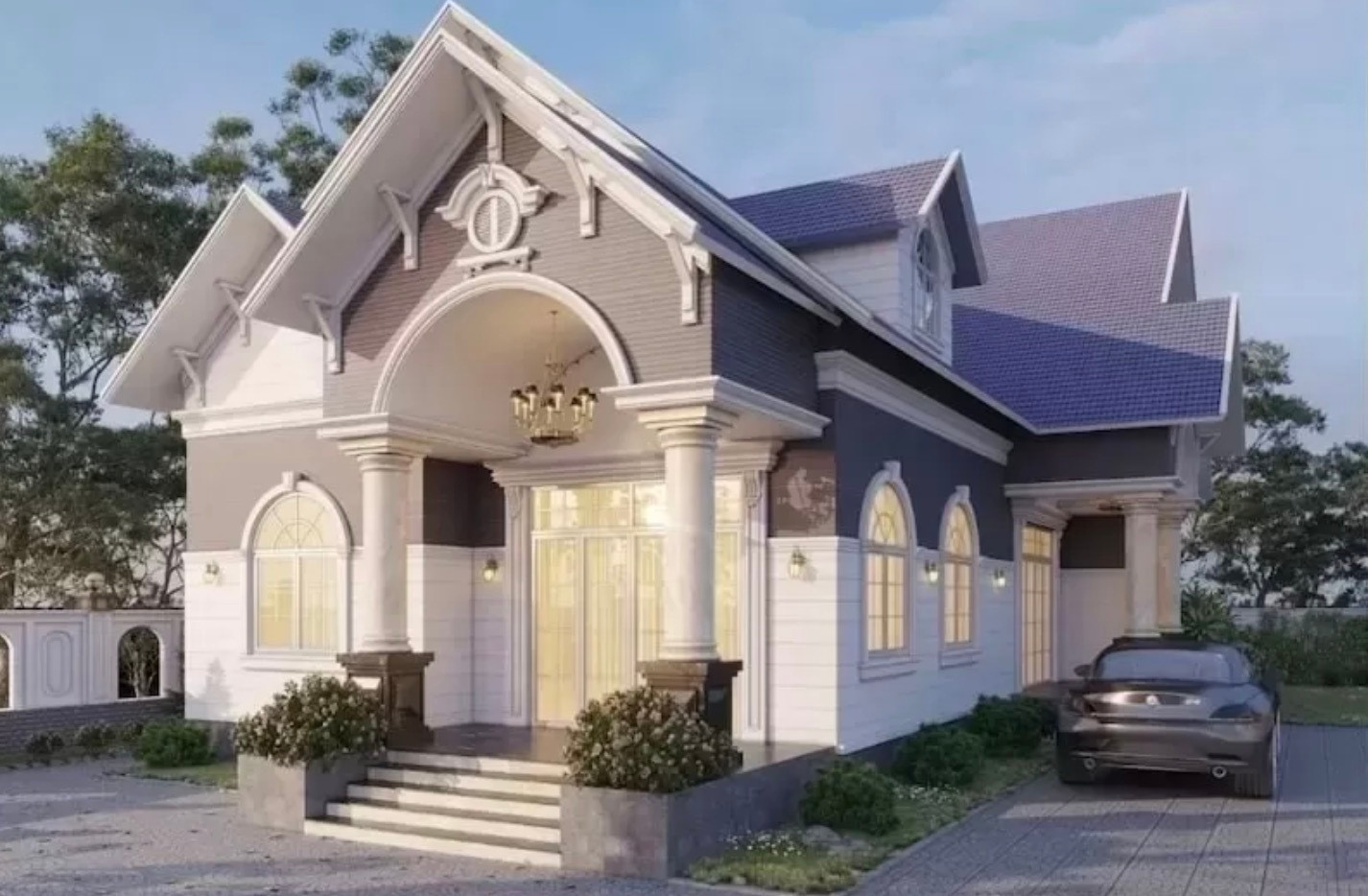 5 kiểu nhà mái Thái chữ L được ưa chuộng hiện nay