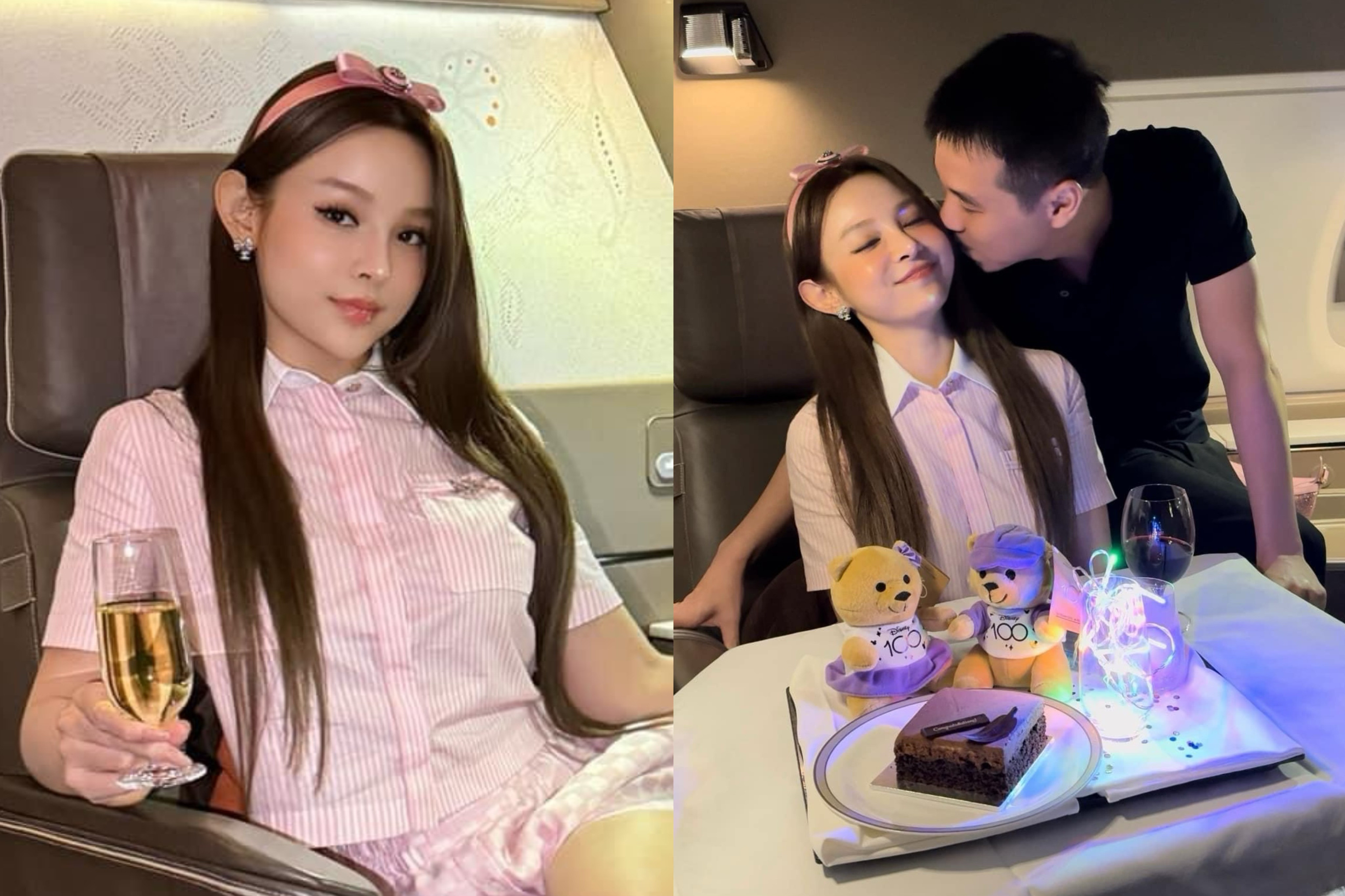 Phú bà showbiz kỷ niệm ngày cưới: Bay chuyên cơ, được chồng đại gia hôn tình tứ