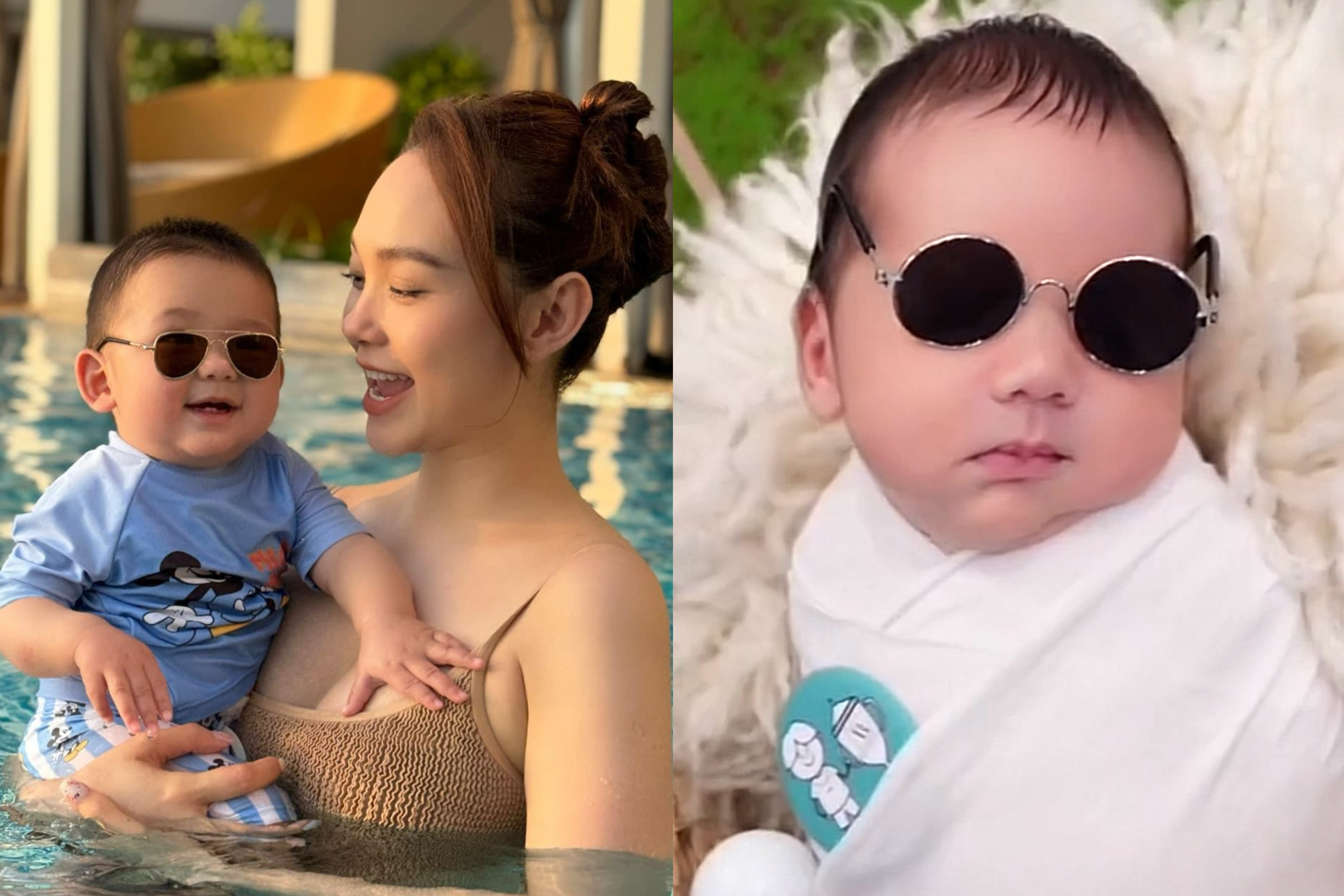 Loạt khoảnh khắc đáng yêu của con trai Minh Hằng