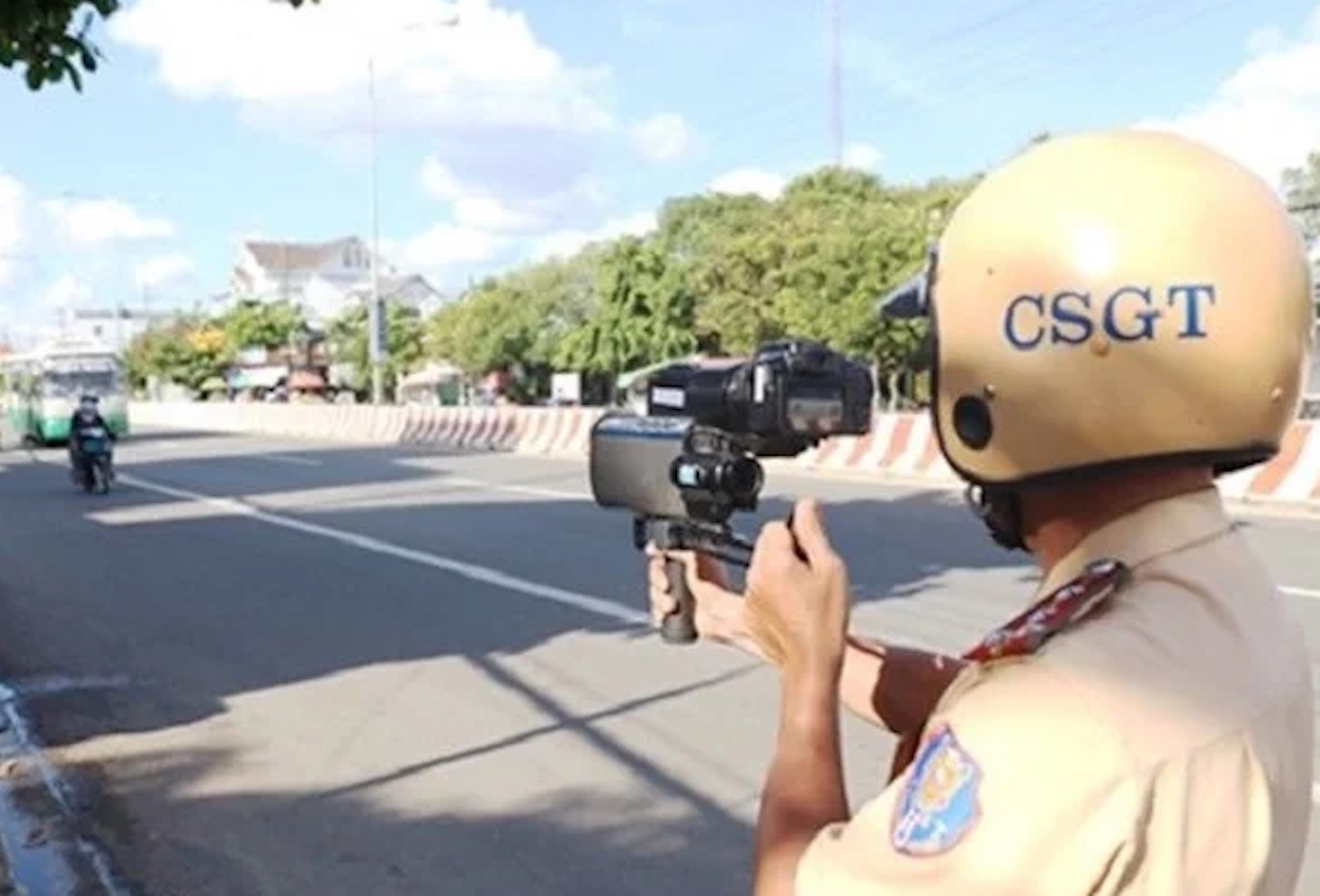 CSGT được bắn tốc độ ở đâu? 