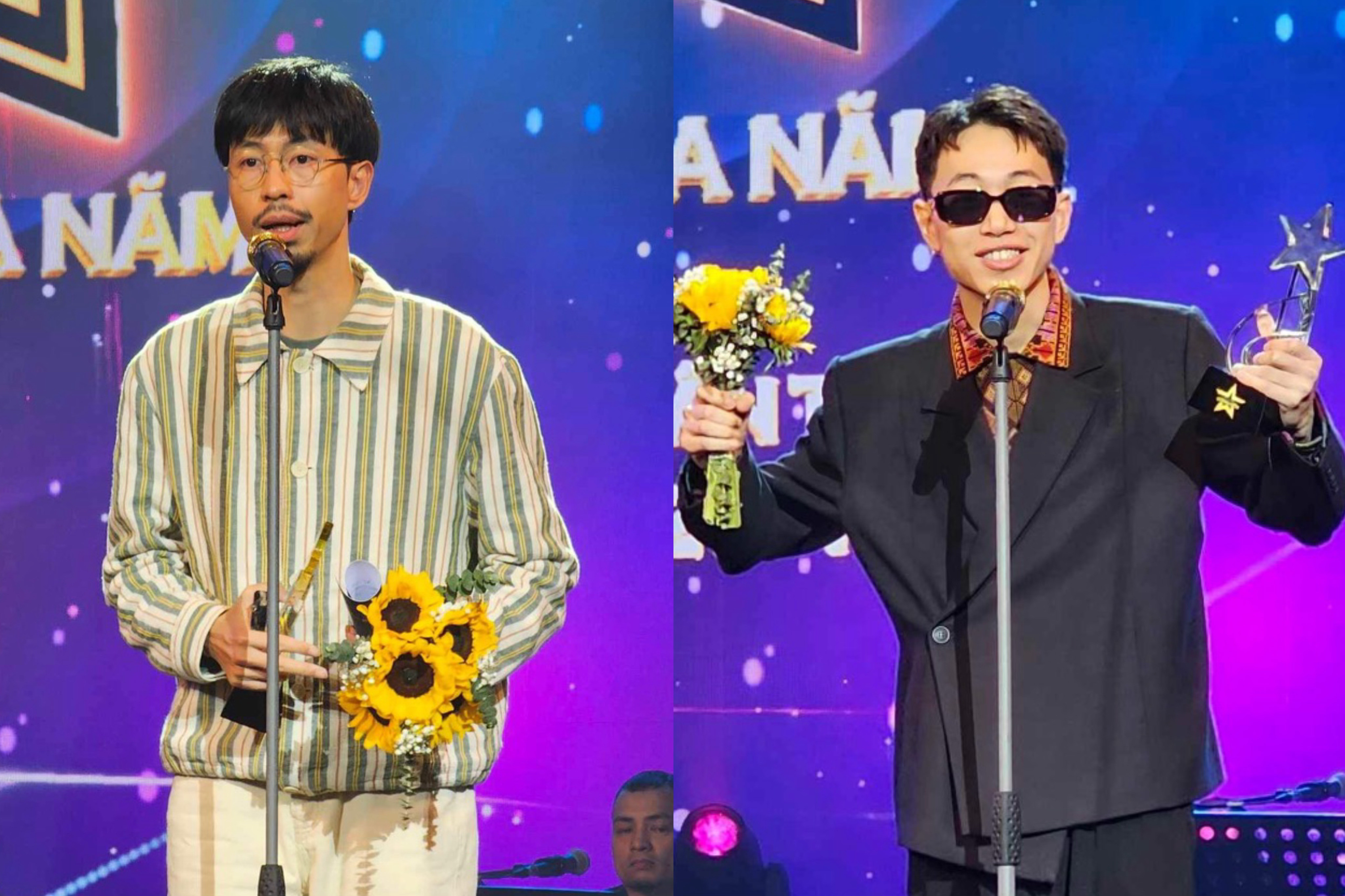 Đen Vâu, Double2T thắng đậm ở lễ trao giải Cống hiến 2024