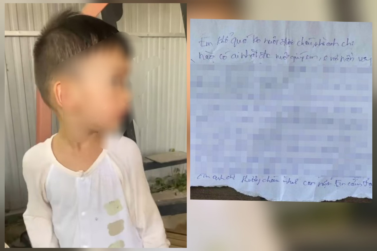 Bình Thuận: Bé trai 2 tuổi bị bỏ rơi kèm lời nhắn 'em khổ quá không nuôi được’