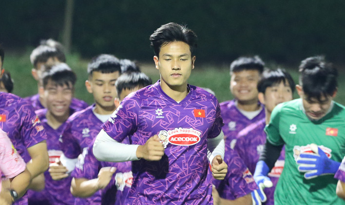 U23 Việt Nam tập nhẹ, chuẩn bị đá giao hữu kín với U23 Jordan