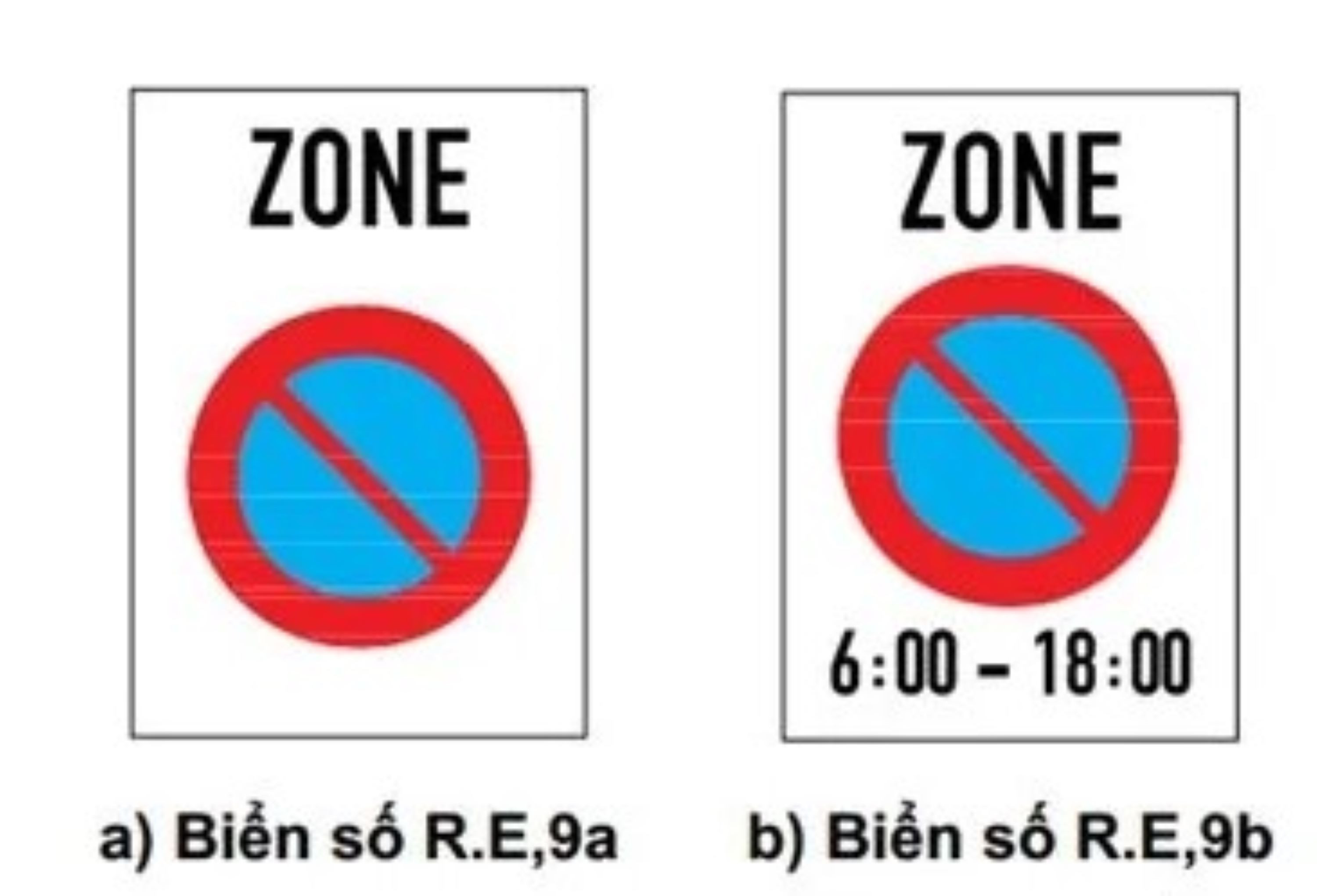 Biển báo chữ Zone có ý nghĩa gì?
