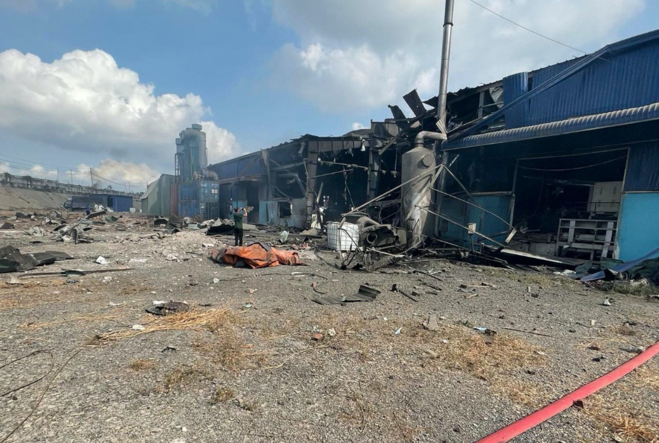 Nổ lò hơi ở Đồng Nai: 5 người đang cấp cứu ở bệnh viện