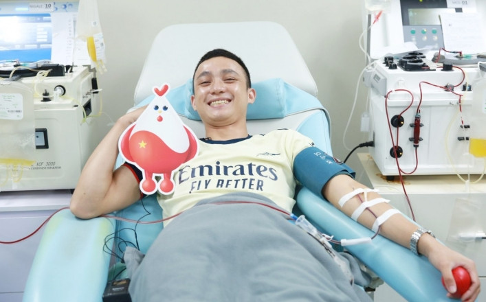Chàng trai 124 lần hiến máu và tiểu cầu 