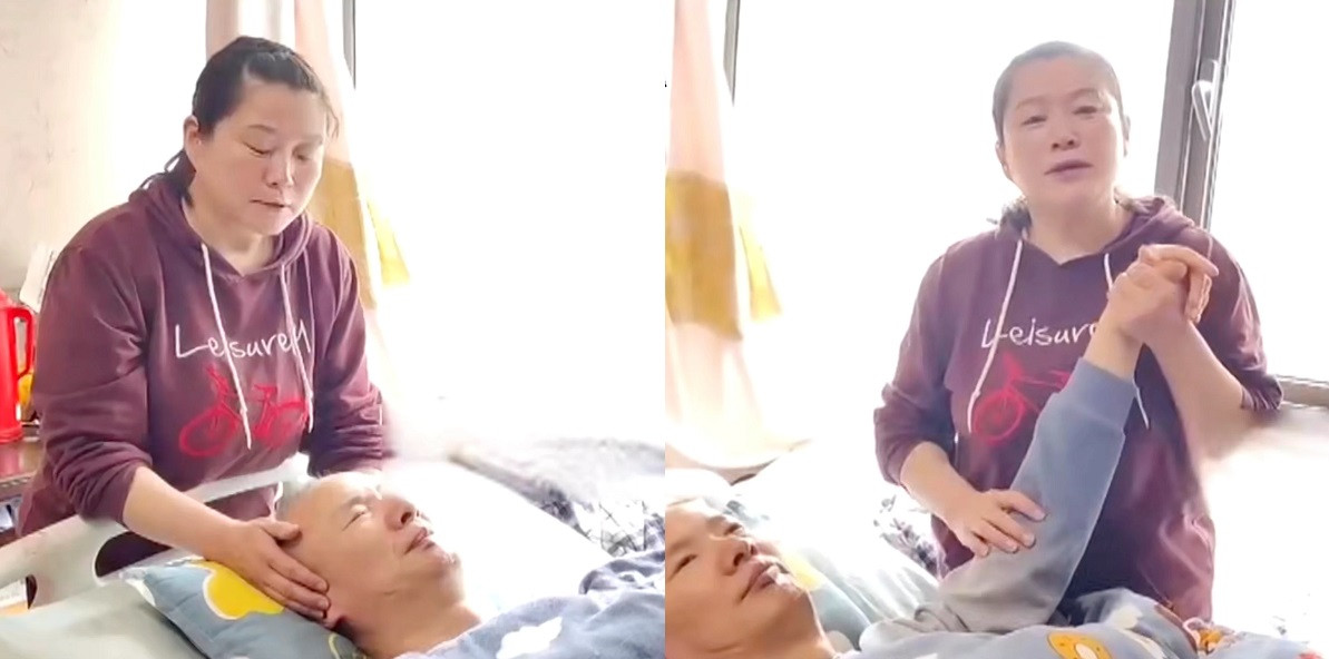 Tỉnh dậy sau 10 năm được vợ tận tình chăm sóc