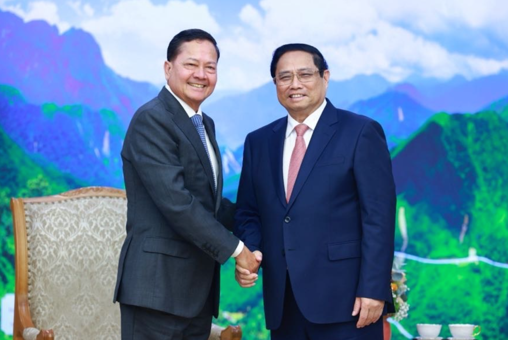 Thủ tướng đề nghị Campuchia hợp tác trong bảo vệ dòng Mekong