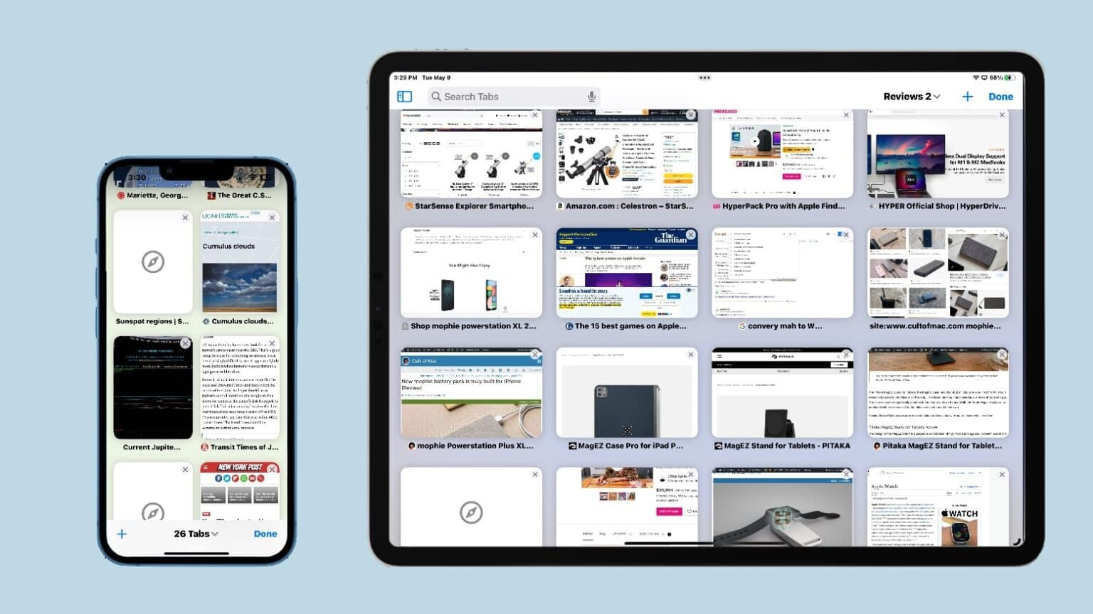 Cách tắt nhanh tất cả các tab trên trình duyệt iPhone