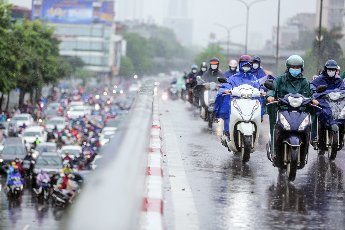 Miền Bắc mưa lớn trong hai ngày