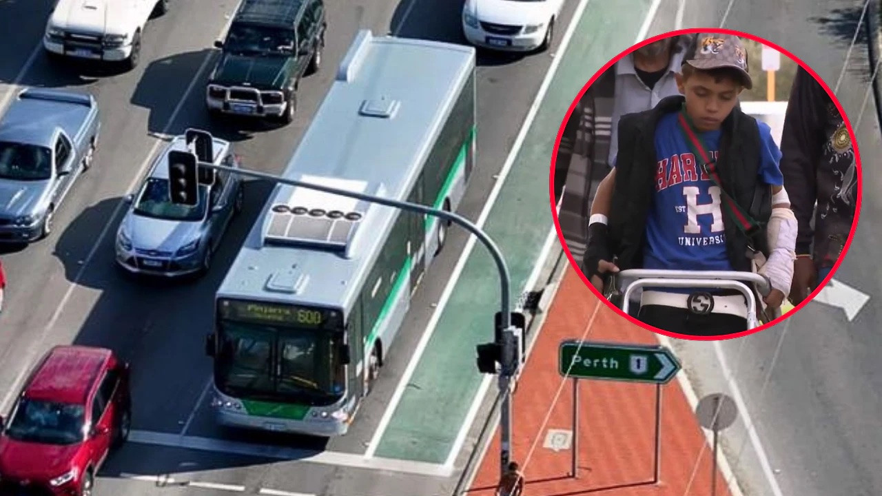 Kẹt cửa khi lên xe buýt, nam sinh bị kéo lê 300m, gãy xương chậu