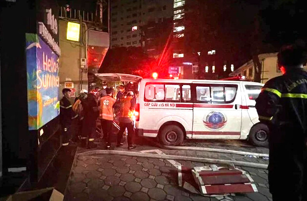 Cháy nhà trọ ở Hà Nội, nhiều người tử vong