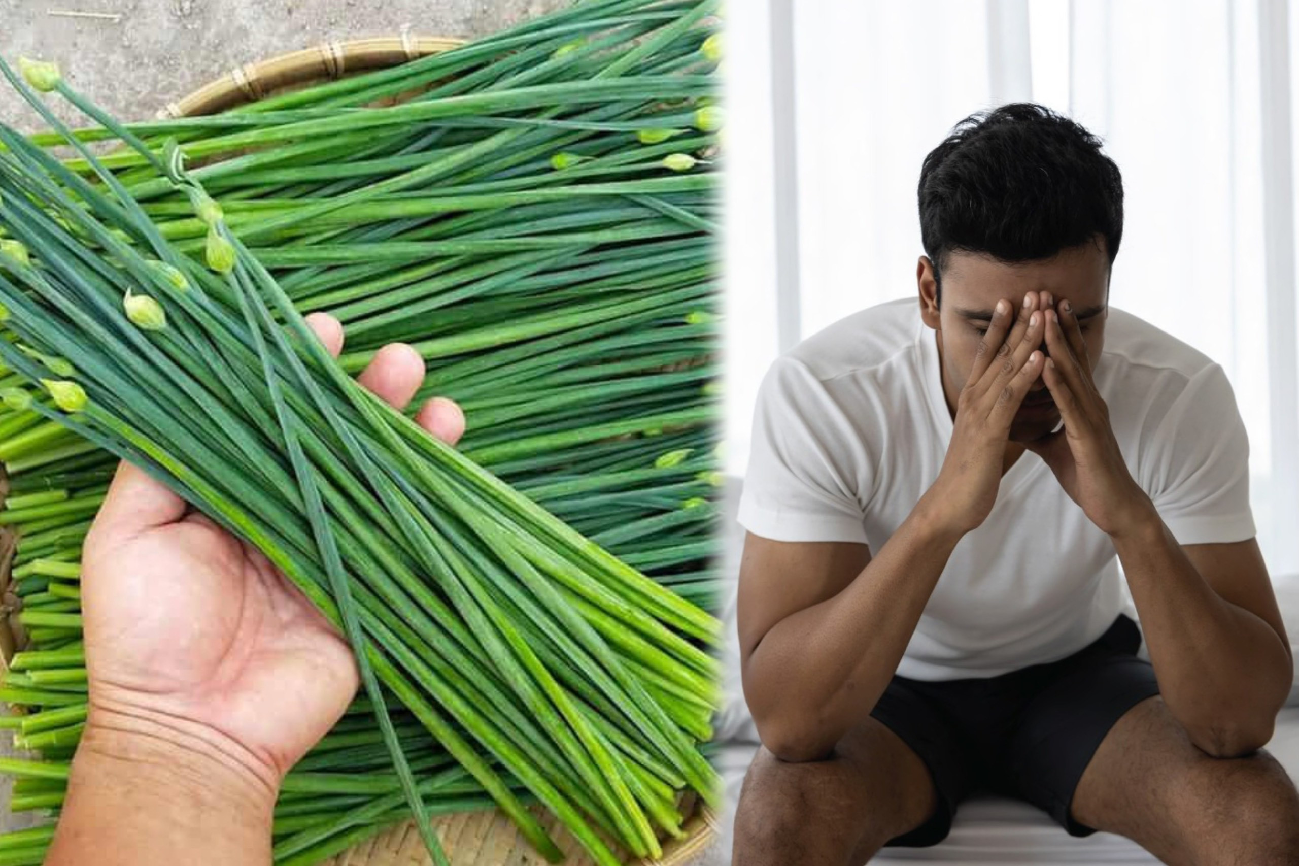 Uống nước lá hẹ có chữa được xuất tinh sớm?