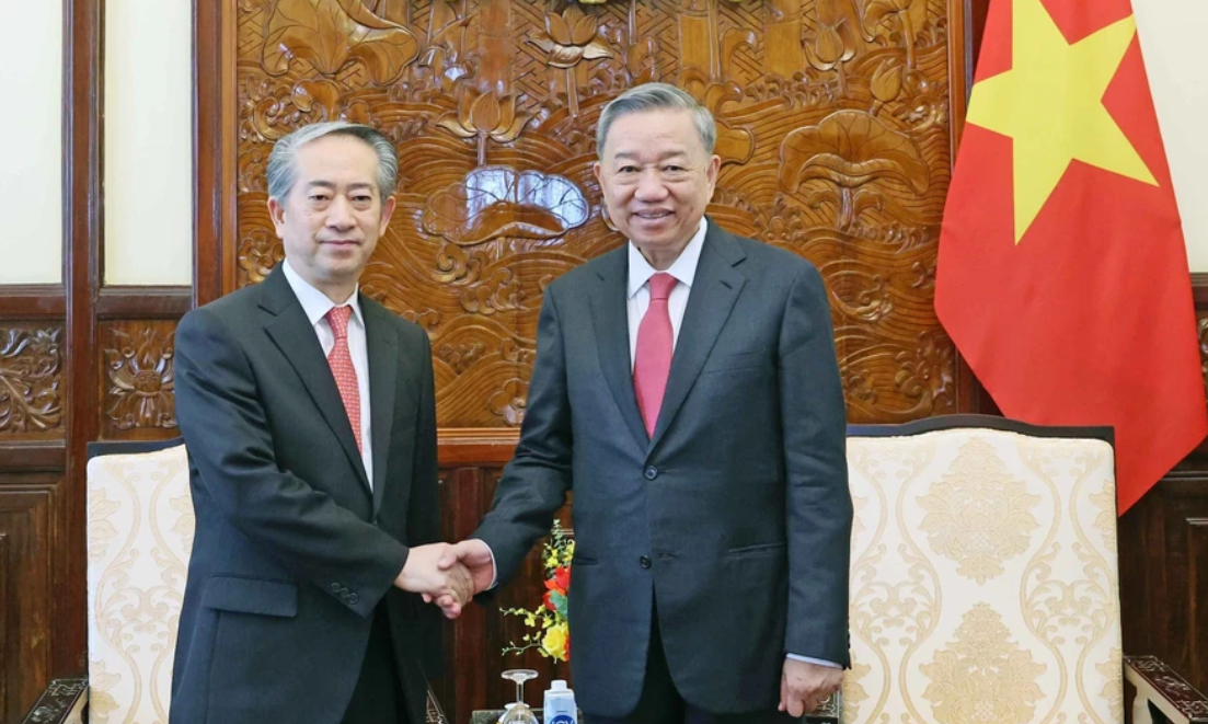 Chủ tịch nước Tô Lâm tiếp Đại sứ Trung Quốc tại Việt Nam Hùng Ba