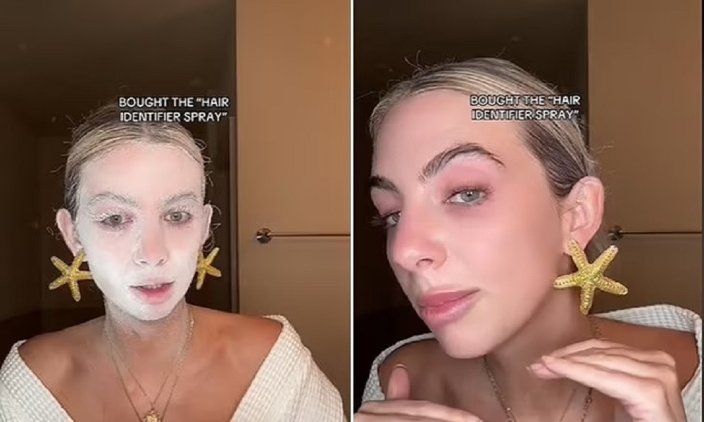 Xu hướng làm đẹp mới gây bão TikTok: Xịt keo 'nhận dạng lông' giúp da nuột nà