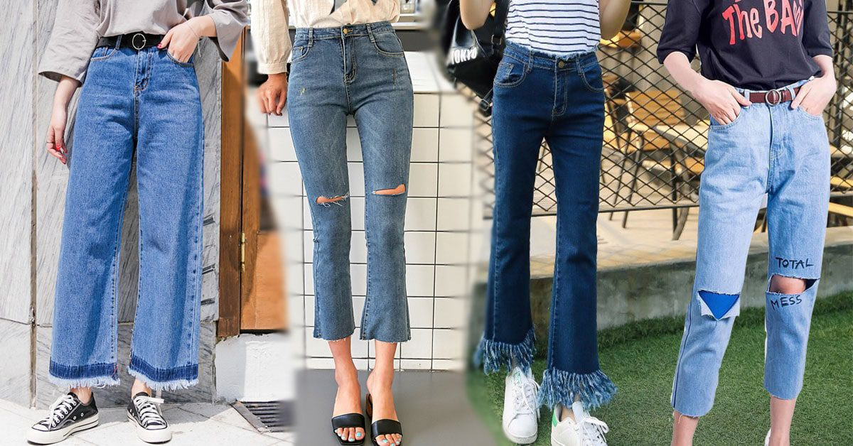 Làm mới chiếc quần jeans bằng cách tự cắt