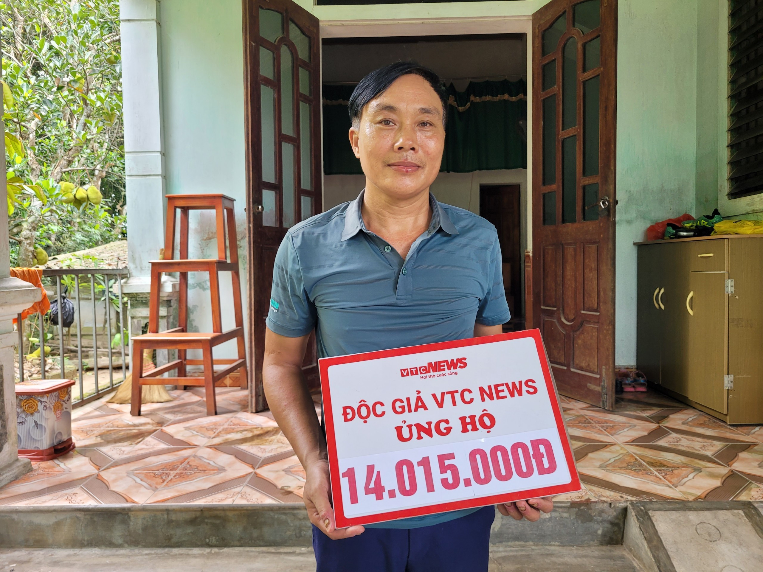 Gần 24 triệu đồng của bạn đọc VTC News ủng hộ hoàn cảnh khó khăn ở Hà Tĩnh