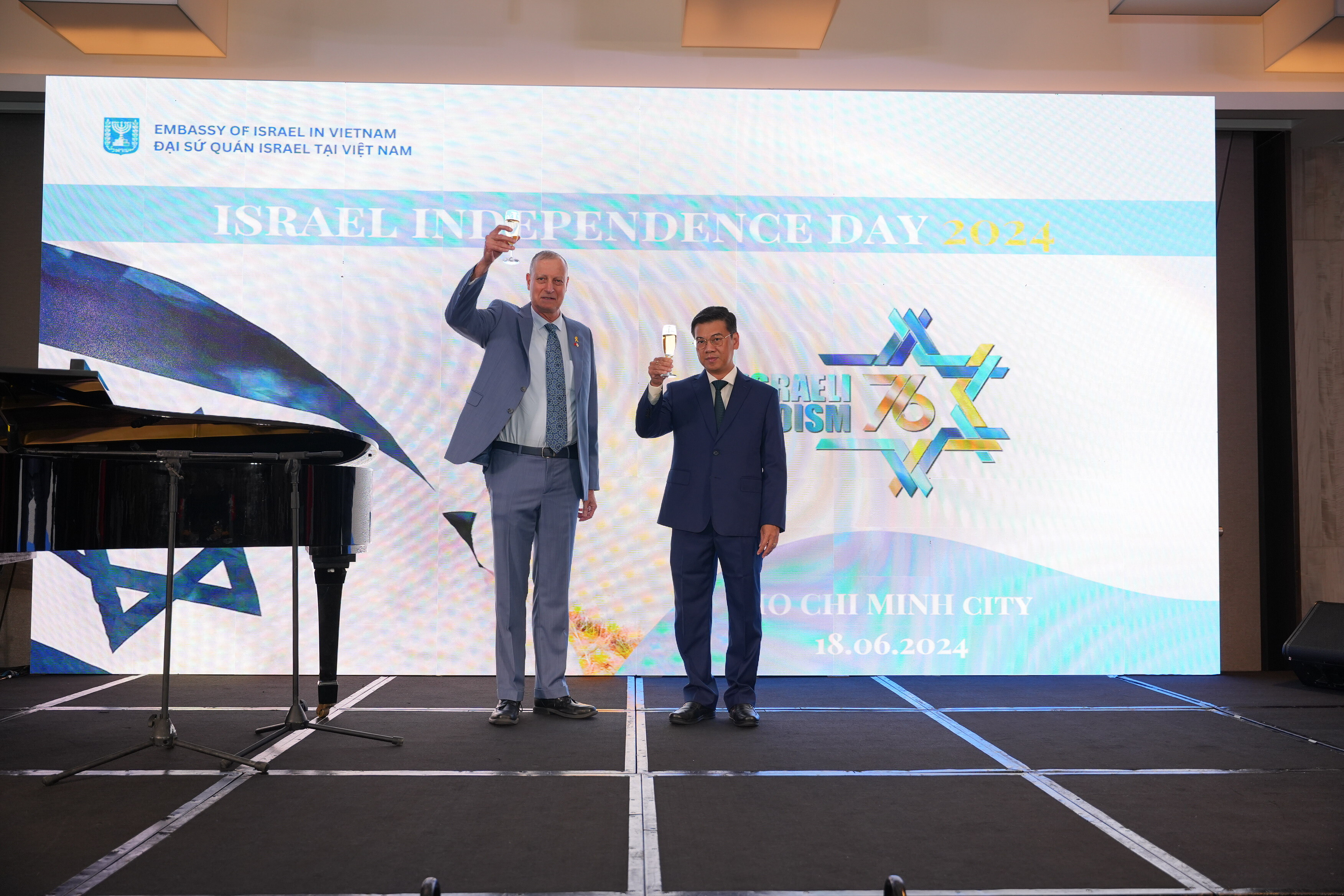 Đại sứ quán Israel tổ chức lễ kỷ niệm 76 năm Ngày Quốc khánh