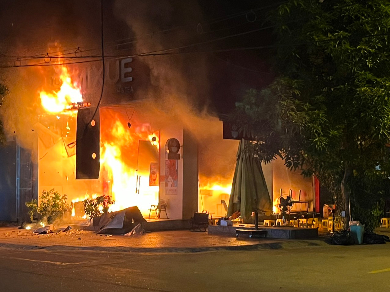 Cháy cửa hàng MIXUE ở thành phố Hà Tĩnh