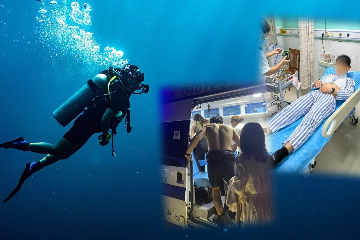 Du khách bị bỏ rơi khi lặn biển, phải bơi 2 tiếng để vào bờ