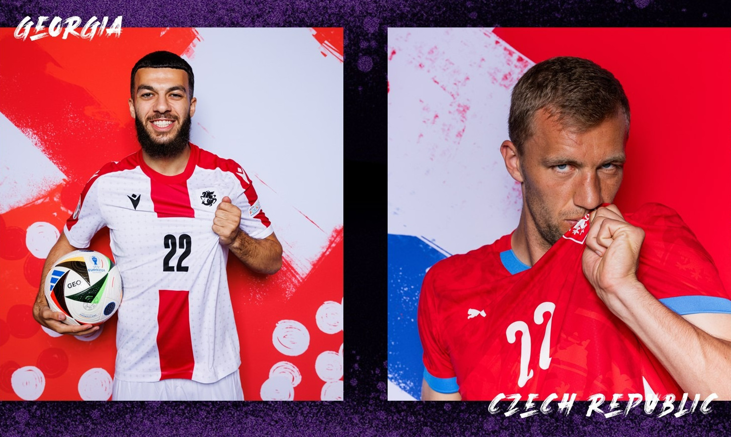 Xem trực tiếp bóng đá Gruzia vs CH Czech ngày 22/6 trên kênh nào?