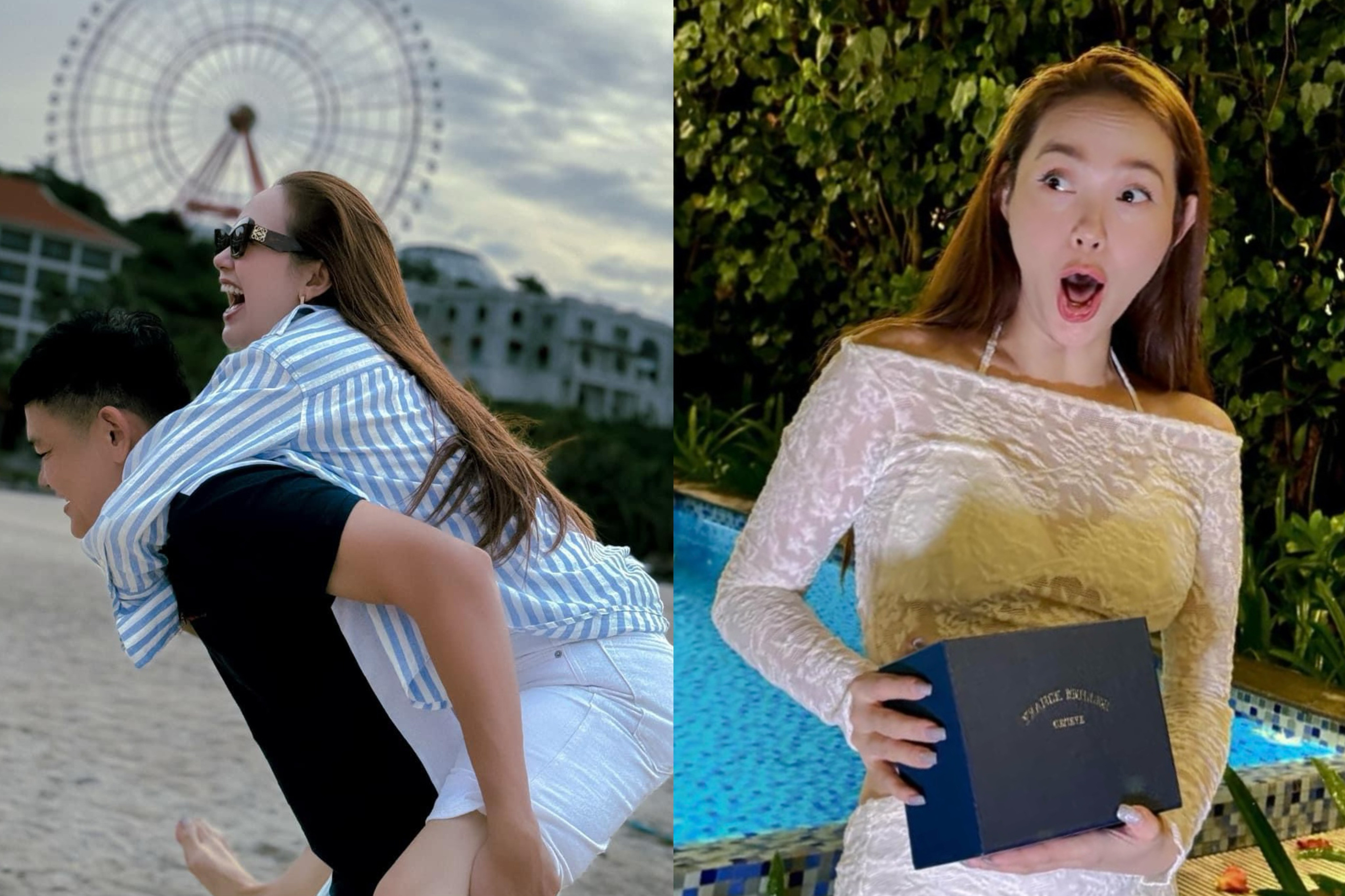 Sinh nhật Minh Hằng: Du lịch sang chảnh, chồng đại gia tặng 'vàng nguyên khối'