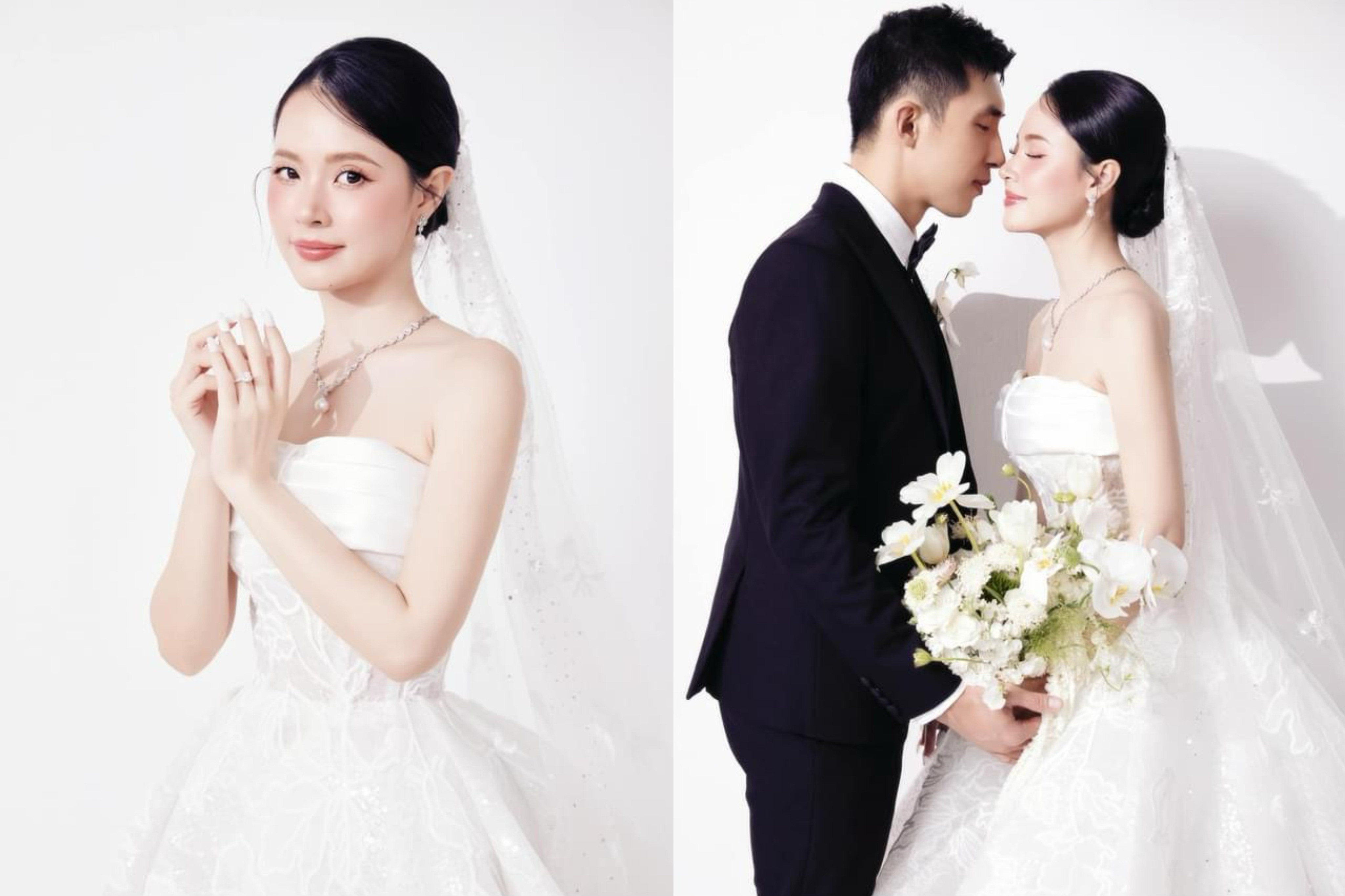 Midu tung bộ ảnh cưới thứ 4, được chồng thiếu gia nhìn say đắm