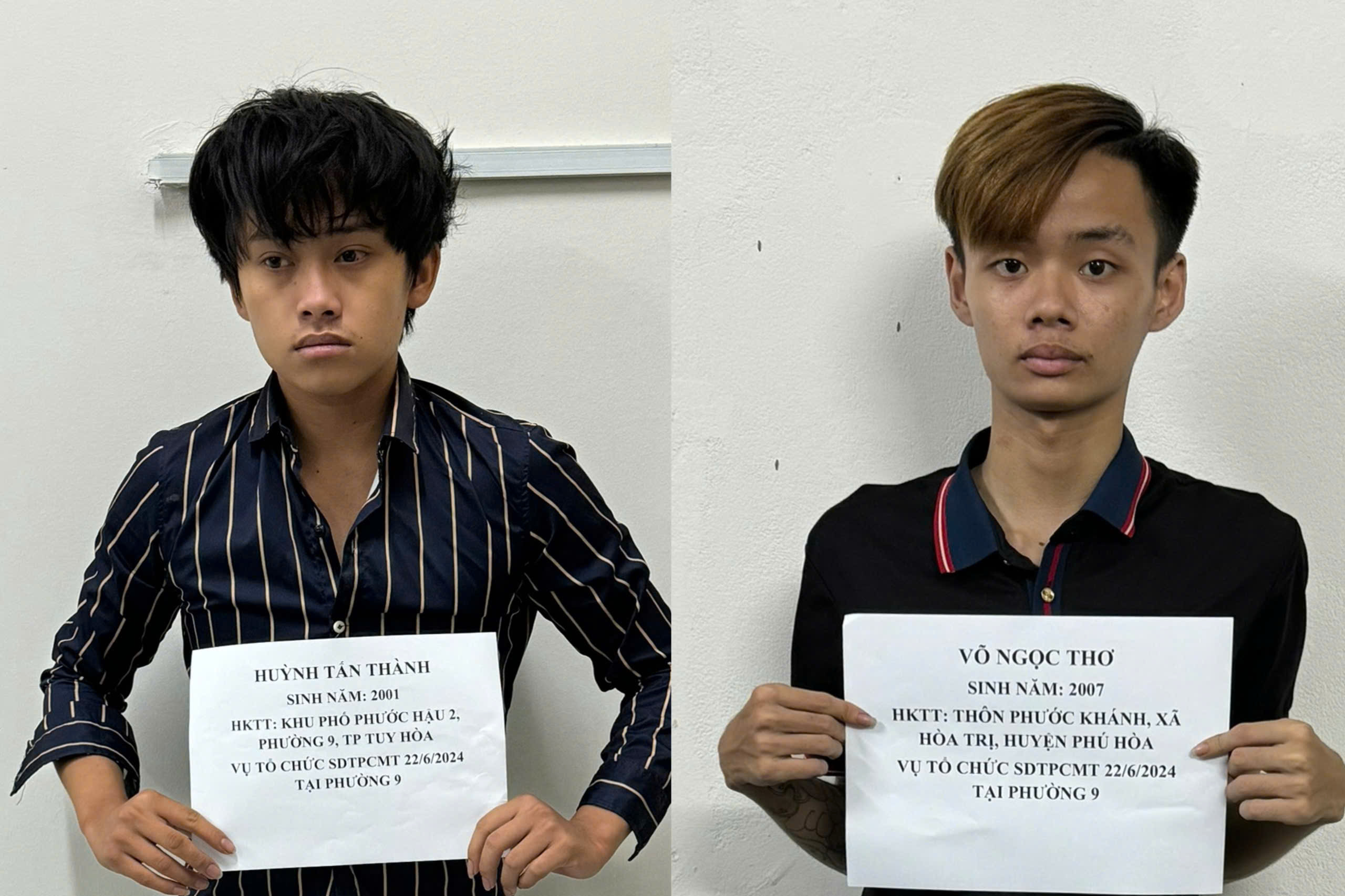 Phú Yên: Nhóm ‘nam thanh nữ tú’ mở tiệc ma túy tại nhà