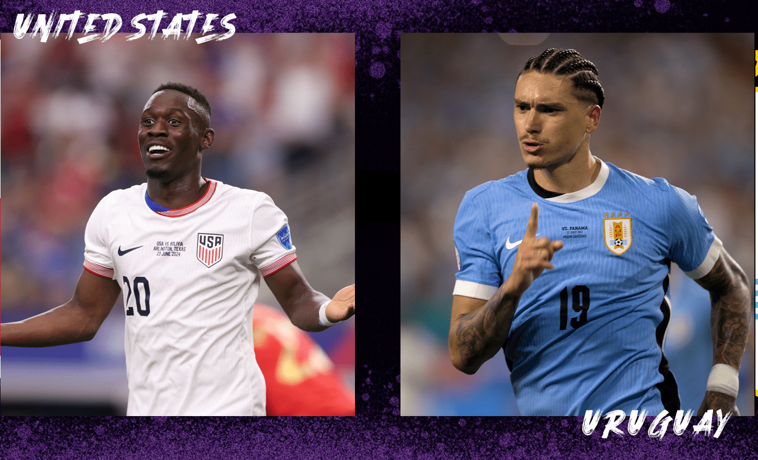 Link xem trực tiếp bóng đá Uruguay vs Mỹ vòng bảng Copa America 2024