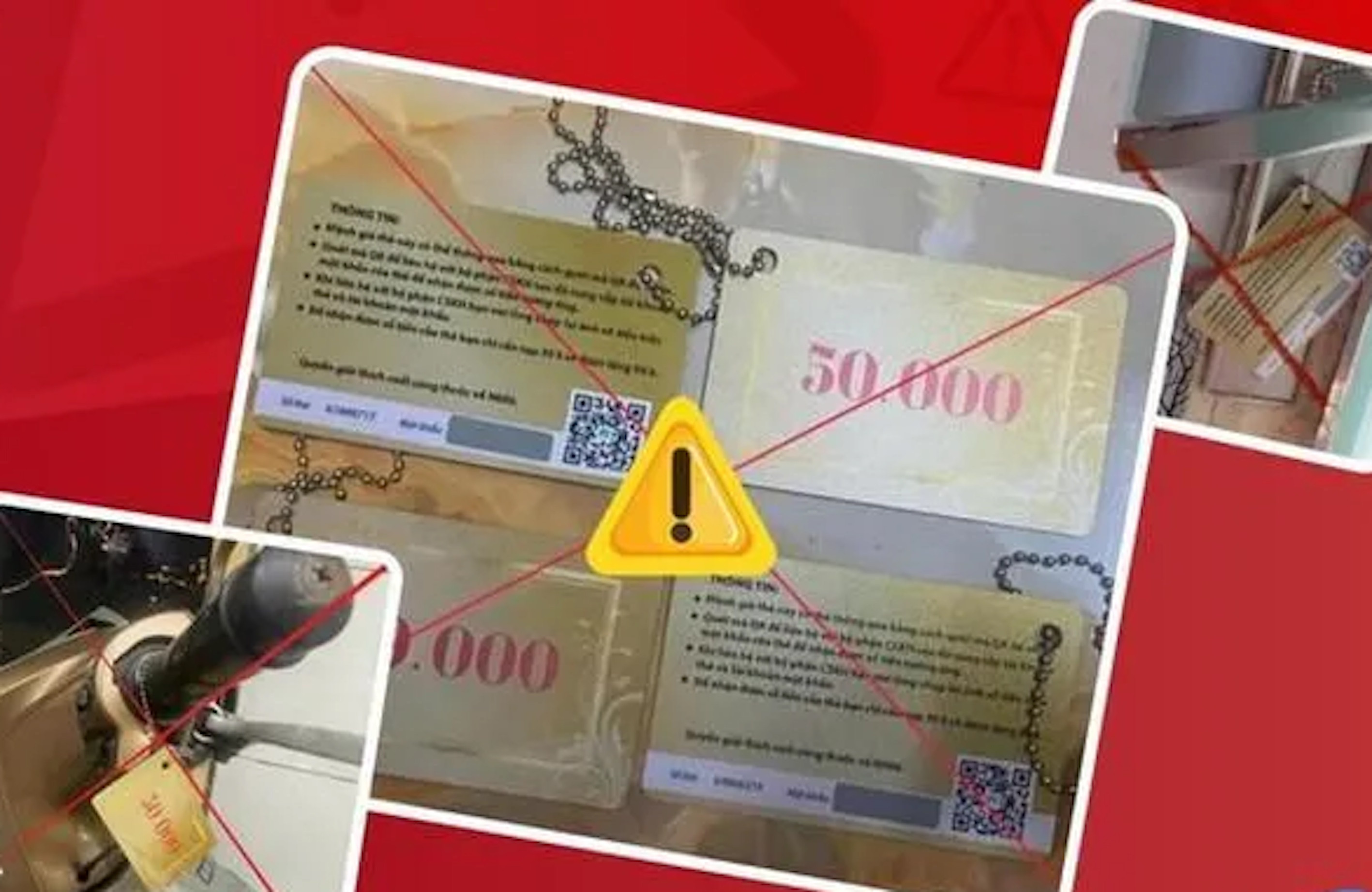 Treo thẻ 'lạ' chứa mã QR trên xe, trên cửa nhà dân để lừa đảo