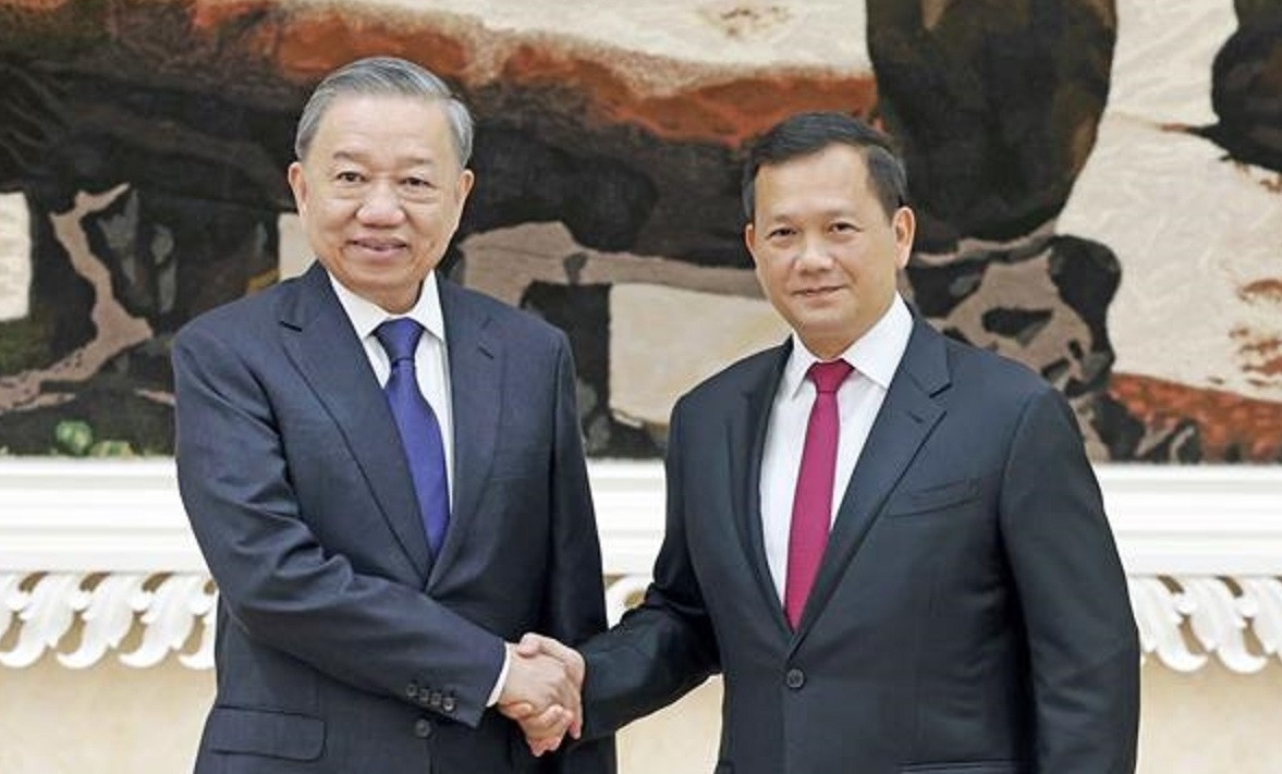 Chủ tịch nước Tô Lâm hội đàm với Thủ tướng Campuchia Hun Manet 