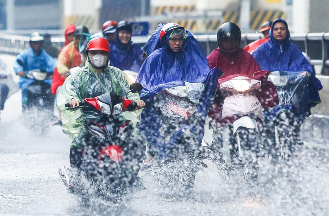 Hôm nay, từ Bắc vào Nam hứng mưa dông