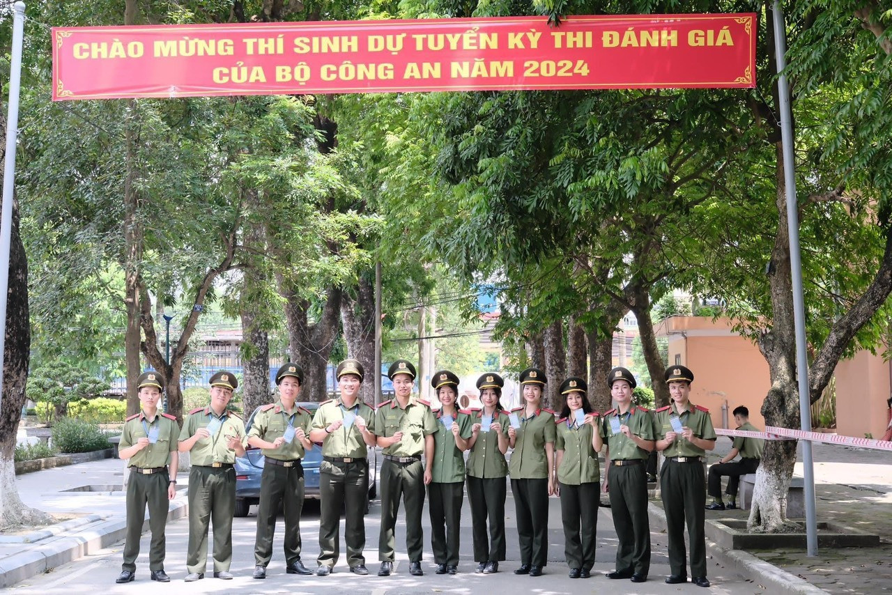 Các trường công an công bố điểm thi đánh giá năng lực 
