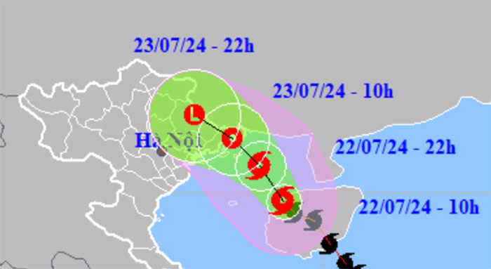 Bão số 2 mạnh thêm, hướng vào Quảng Ninh - Hải Phòng